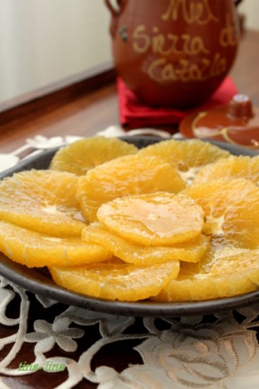 Апельсины с мёдом