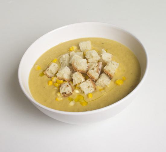 Тыквенный крем-суп с кукурузой